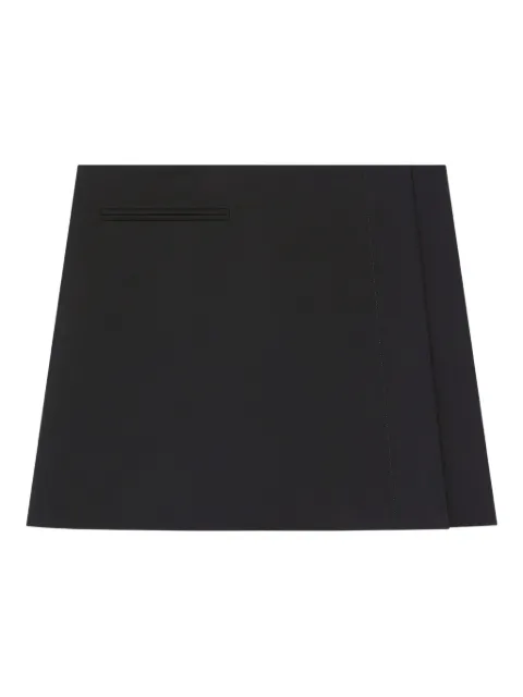 Courrèges One-Minute mini skirt Black 425CJU316PL0170