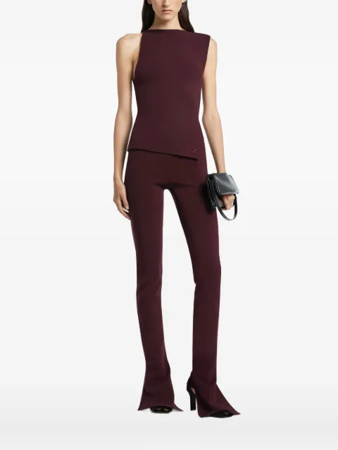 Courrèges oblique interlock top Red 425MTO464FI0001