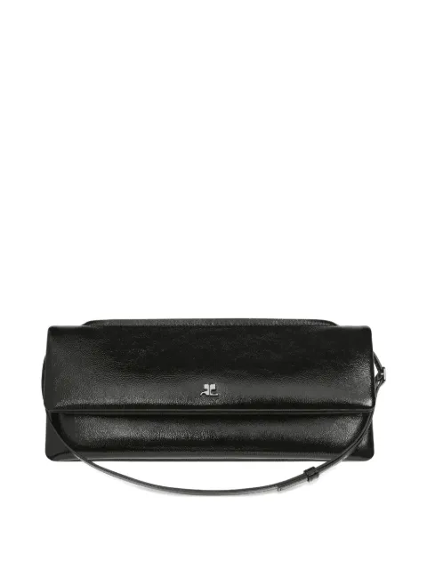 Courrèges naplack-leather shoulder bag Black 425GSA202CR0043