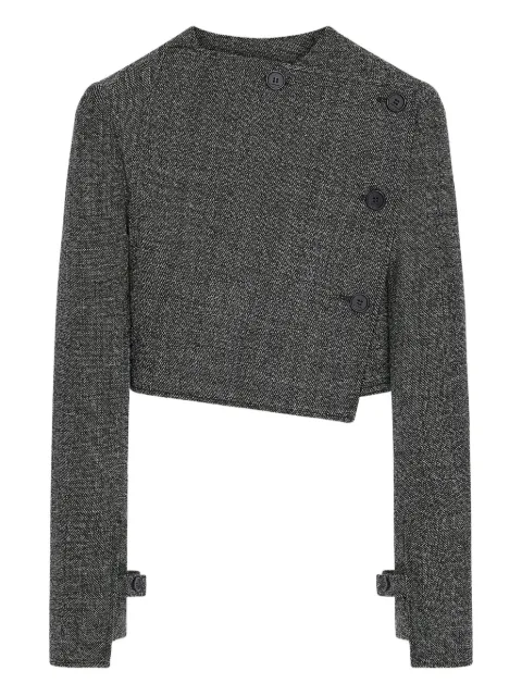 Courrèges oblique buttoned jacket Grey 425CVE137WO0150
