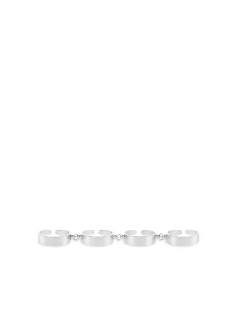 Courrèges four-finger articulated ring Silver 425BBG041LA0001