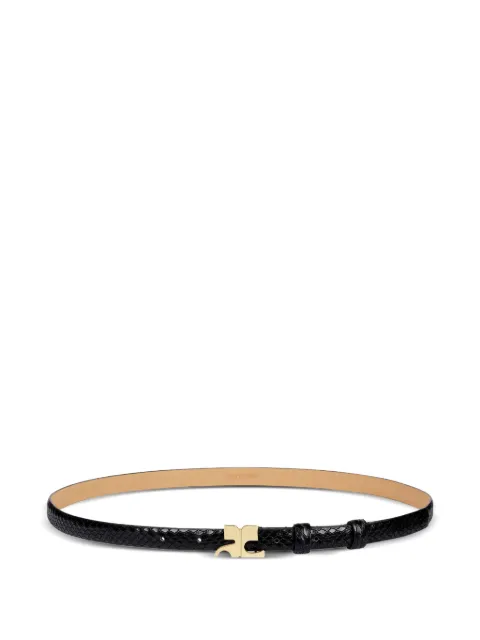 Courrèges Viper leather belt Black 325ACE021CV0045