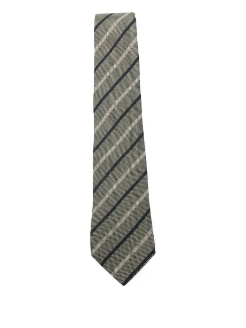 Paul Smith striped tie Green M1A0TIETT396