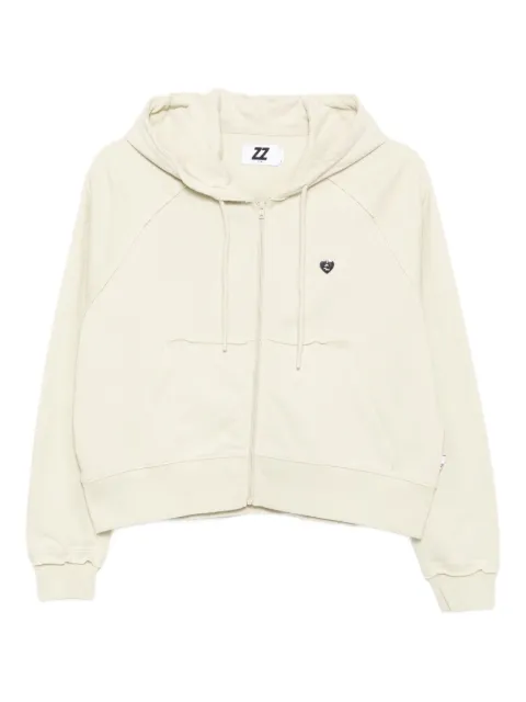 izzue distressed cotton hoodie Neutrals IZXSWW00461X