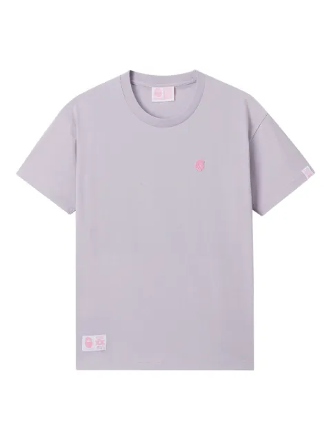 FINGERCROXX logo-patch T-shirt Purple FFXTEW01083X