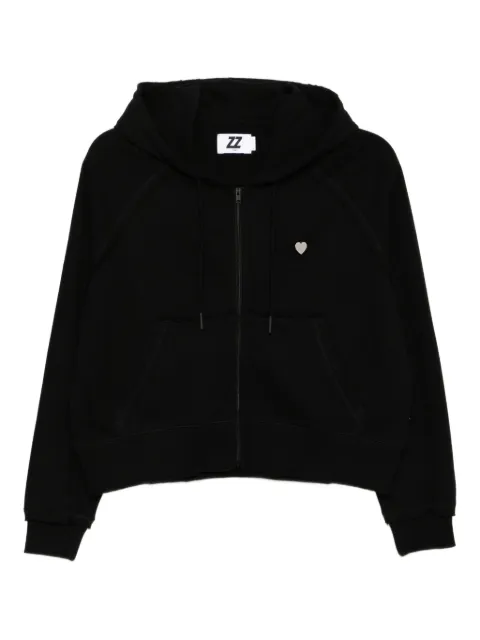 izzue distressed cotton hoodie Black IZXSWW00461X
