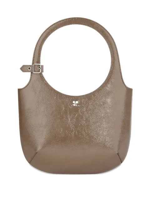 Courrèges Holy leather tote bag Neutrals 325GSA102CR0043