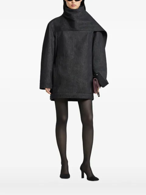 Courrèges oversized denim jacket Black 425DBL323DE0052