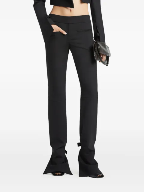 Courrèges bootcut trousers Black 425CPA437PL0170