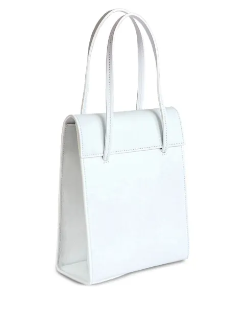 Blame Lilac Frita double-handle flap handbag White BLAMEBAGWHI7633