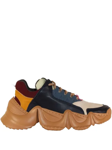 Another Project Leslie leather sneakers Blue ANOTHEERSNAV4112