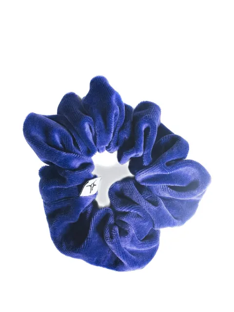 SPARK LE MONDE The Rita velvet-effect scrunchie Purple SPARKHIELAL5120