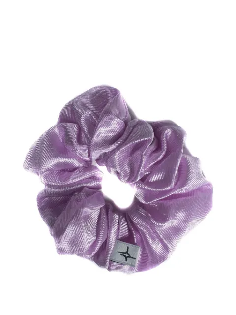 SPARK LE MONDE The Ariana logo-detail scrunchie Purple SPARKHIEMET3232