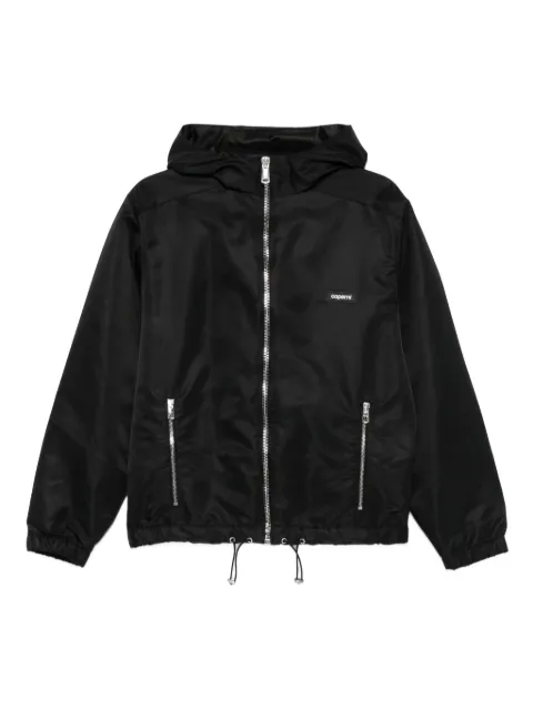 Coperni hooded zip-front jacket Black COPOW13F3003