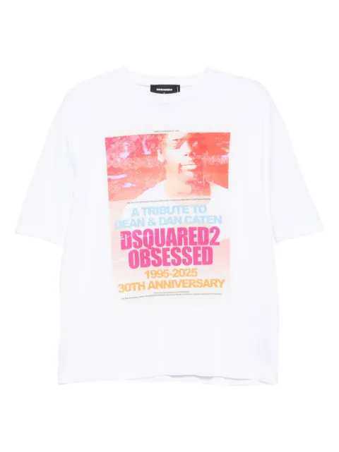 DSQUARED2 print T-shirt White S71GD1587D20020