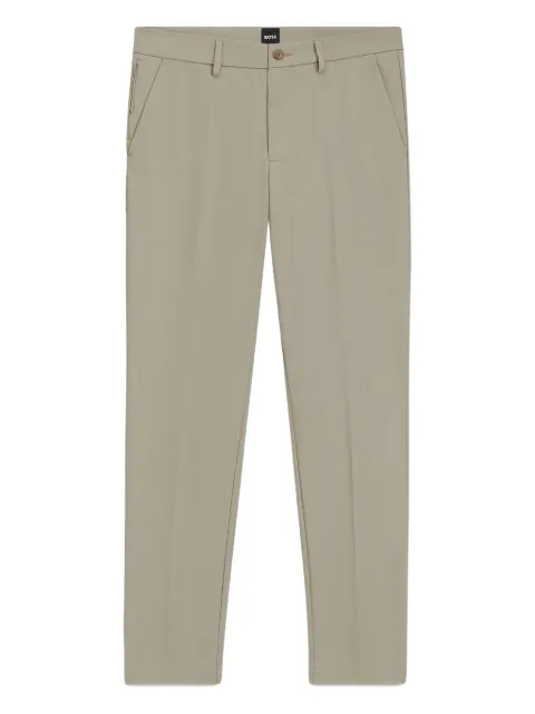 BOSS slim-fit trousers Neutrals 50543945