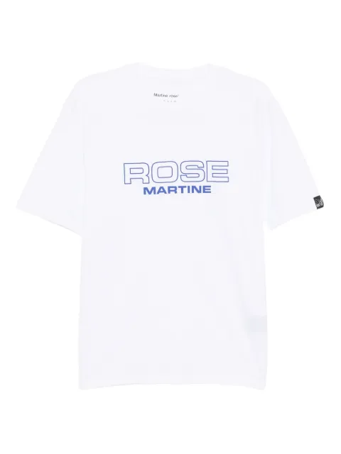 Martine Rose logo-print T-shirt White 603JE01000CW