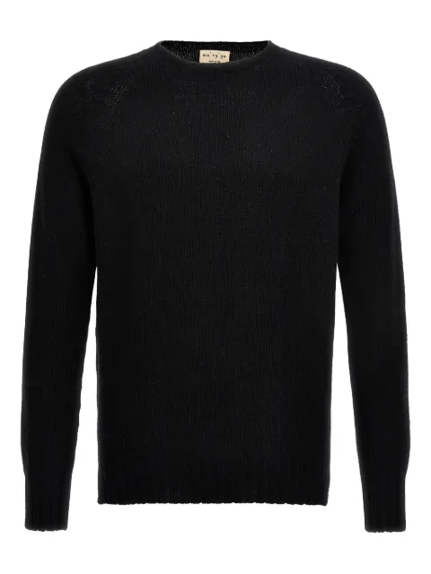 Ma'ry'ya raglan-sleeve sweater Black YRK016B8
