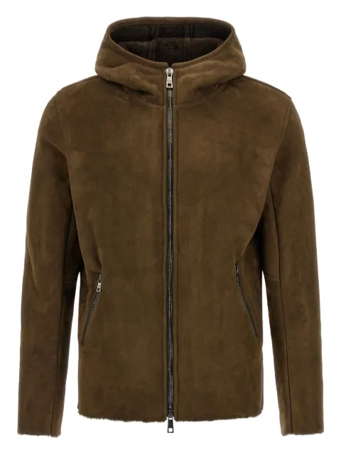 Giorgio Brato hooded suede jacket Green GU26F26018MEVLFOREST