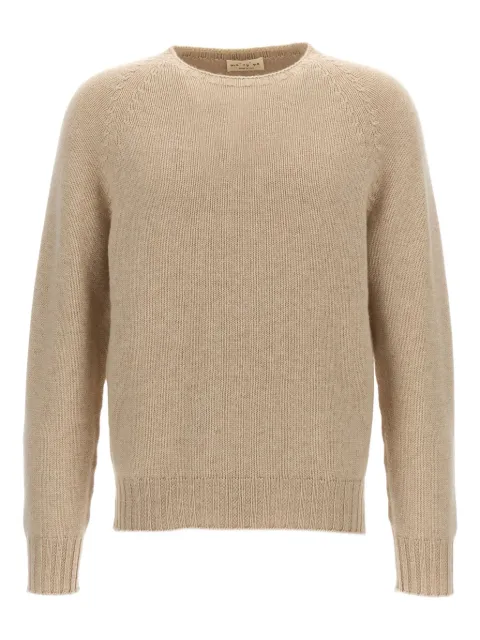 Ma'ry'ya raglan-sleeve wool sweater Neutrals YRK016B2