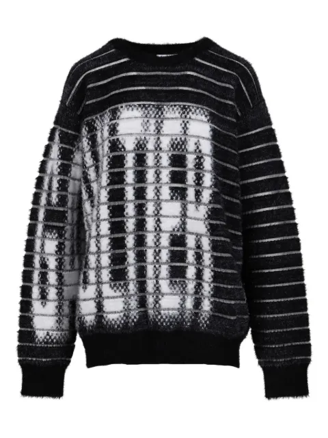 Jean Paul Gaultier striped sweater Black WPO013K0040001BLKWHT
