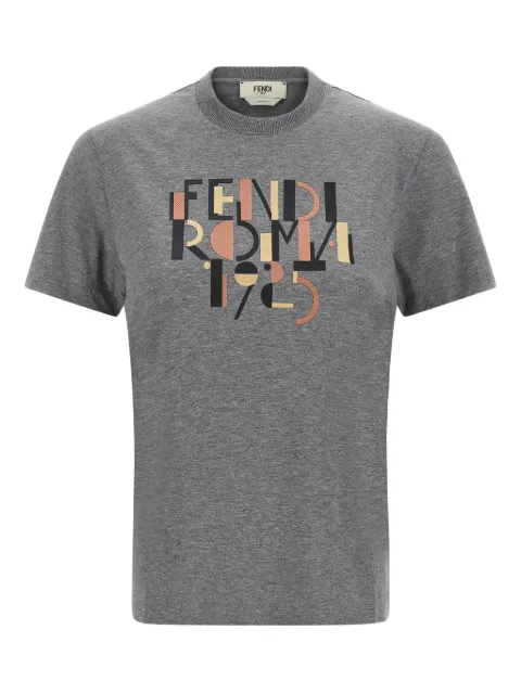 FENDI Roma 1925 T-shirt Grey FS7254AVF8