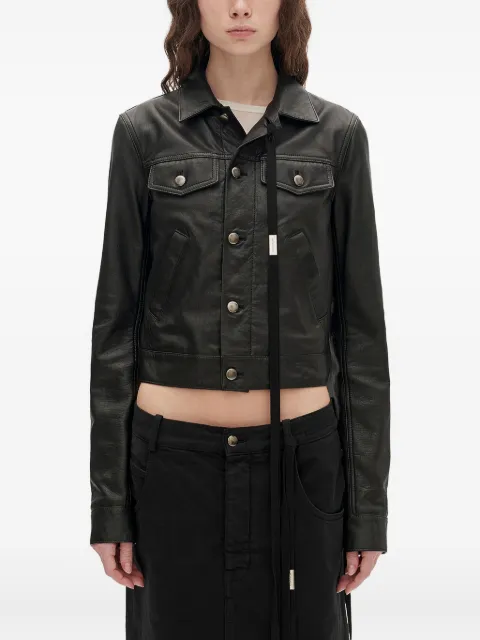 Ann Demeulemeester structured leather jacket B0013110LT038