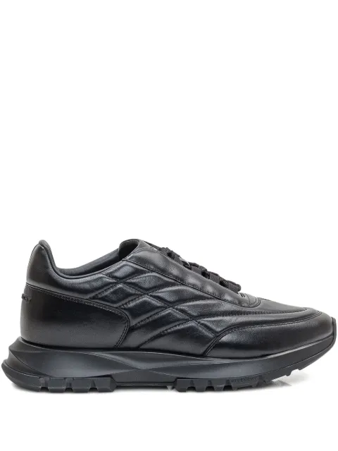 Givenchy quilted-pattern leather sneakers Black BH00AYH1WH