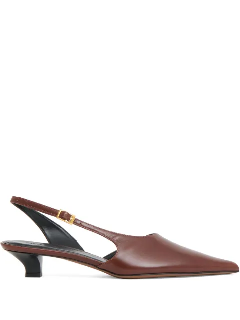 Mansur Gavriel Anna slingback heeled pumps Red WF25F078SRSEQUOIA