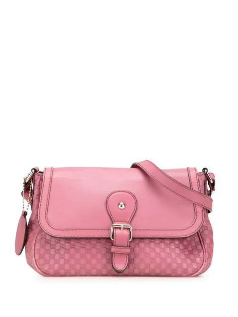 Gucci Pre-Owned 2000-2015 Microguccissima Sukey crossbody bag Pink CSCJH4RL296TUZL4