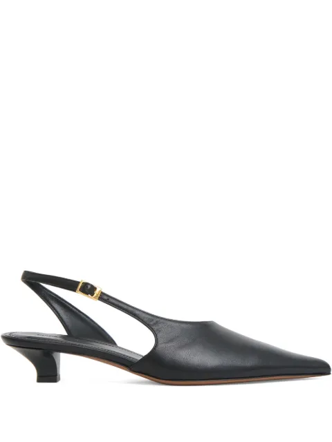 Mansur Gavriel Anna slingback pointed-toe pumps Black WF25F078NMBLACK