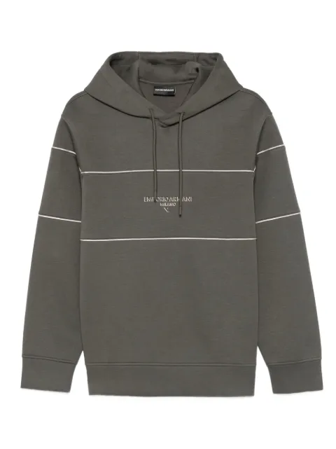 Emporio Armani striped hoodie Green EM002885AF175451