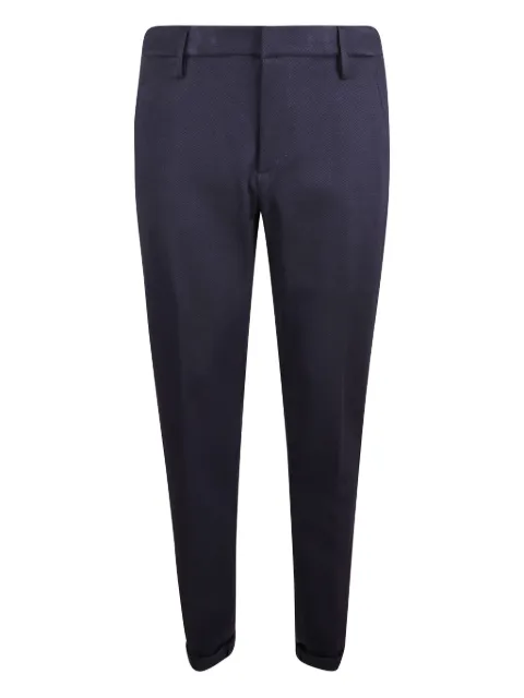 DONDUP herringbone-pattern trousers Blue UP235JS0301U