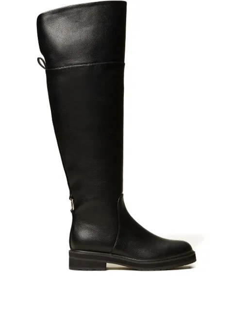 TWINSET 40mm logo-detail boots Black 252TGT124