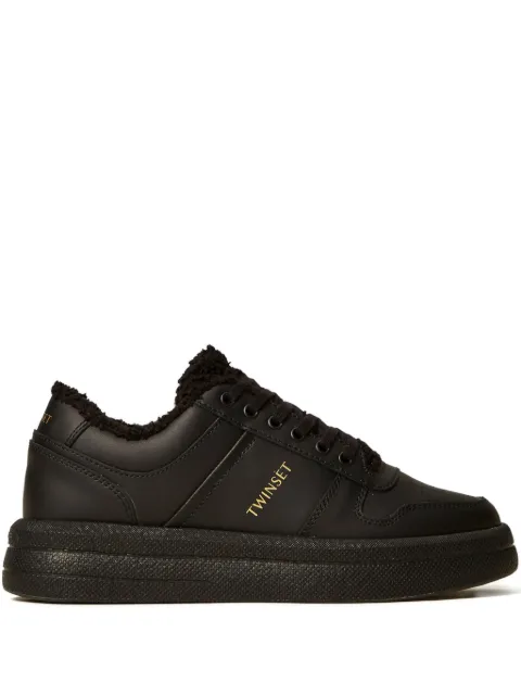 TWINSET lace-up sneakers Black 252TGT01A