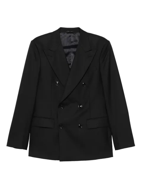 Giorgio Armani double-breasted blazer Black GM000555TE14460