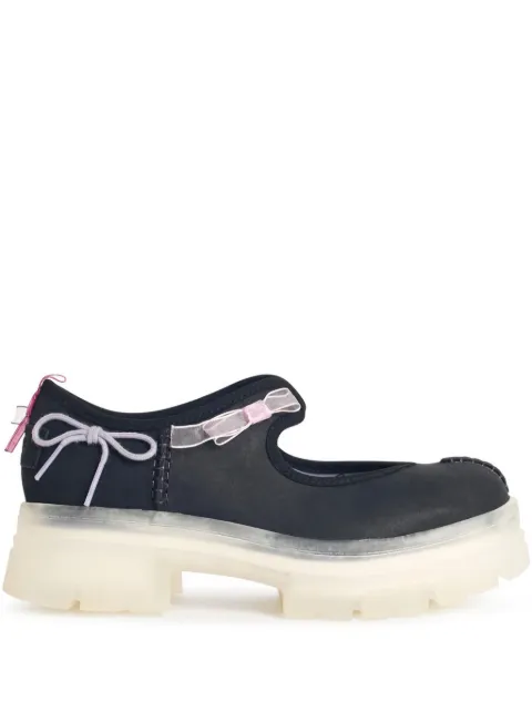 UGG Arnum bow-embellished platform sneakers Black 1170971