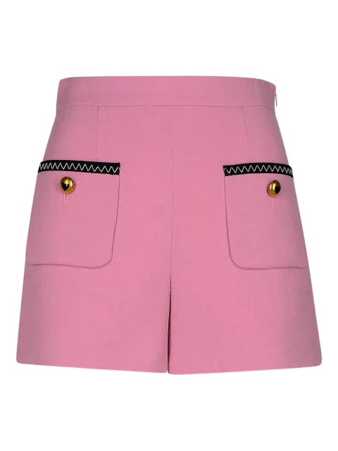 Moschino patch-pocket shorts Pink J03255517