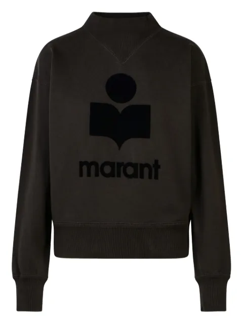 MARANT ÉTOILE logo-print sweater Black SW0003FAA1M07E
