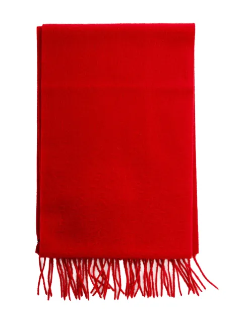 The Row fringed wool scarf Red 10270P99