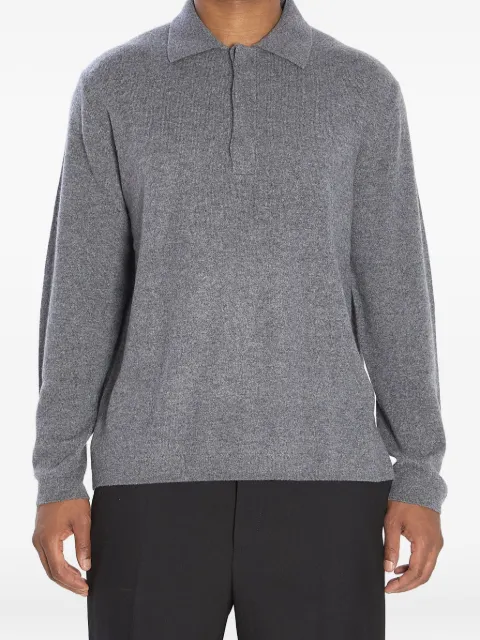 Lisa Yang Emil cashmere polo shirt Grey 3024013