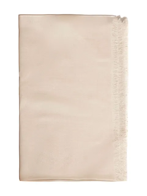 Eleventy fringe-trimmed scarf Neutrals L77SCIL10TES0L170020113
