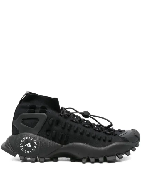 adidas by Stella McCartney ridged-sole lace-up sneakers Black JR3276