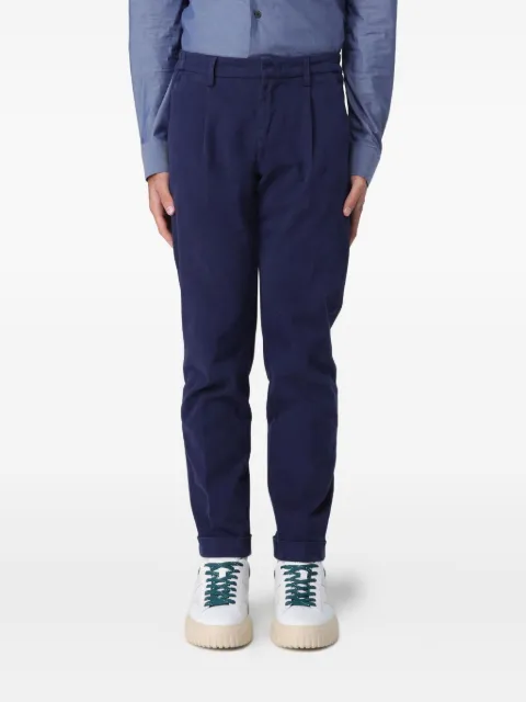 Fay pleated trousers Blue NTM8651190TQGG