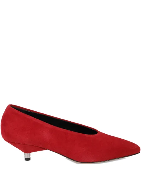 ISABEL MARANT 45mm Ebisa pointed-toe pumps Red ES0035FAC3A14S