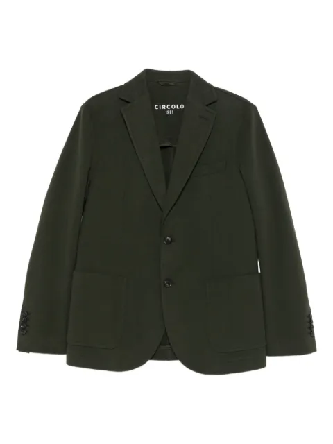 Circolo 1901 buttoned patch-pocket jacket Green CN4925