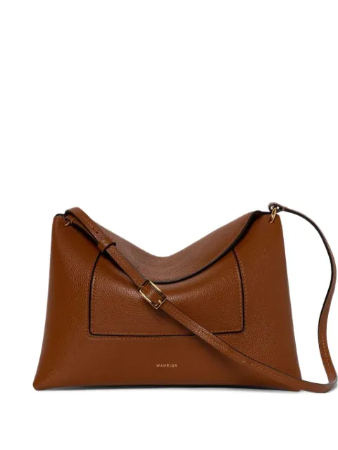 Wandler Penelope Slouch flap shoulder bag Brown 251080001481764