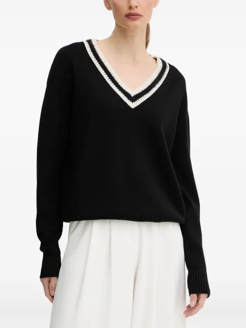 Silvian Heach V-neck sweater Black GPA25287