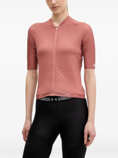 POC zip short-sleeve top Pink 53297