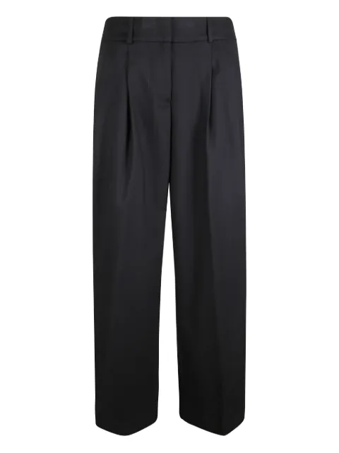 Peserico pleated-front trousers Black P0464302660